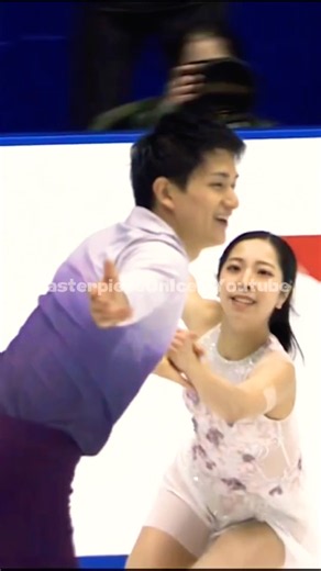 They are so happy on the ice💕🥇🎉 【Absolute Trust on Ice】#rikuryu #りくりゅう #りくりゅうペア #りくりゅうぺア最新