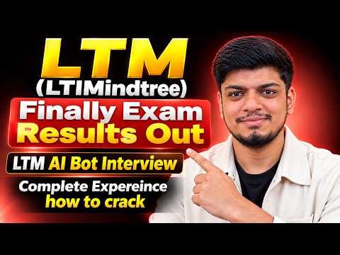 LTM Exam Results Out | LTM AI Bot Interview |LTIMindtree AI-Enabled Interview |LTIMindtree Interview