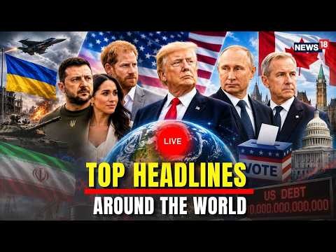 US News LIVE: US-Iran War, $40Trillion US Debt, Ukraine War, US-Canada Trade War | 24x7 LIVE News