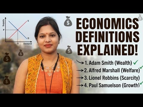 Economics Definitions Explained: Adam Smith, Marshall, Robbins & Samuelson | Master Class