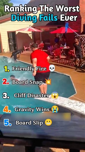 Worst Diving Fails Ever Caught on Camera #shorts #fyp #viral #divingfails #funnyfails #instantregret