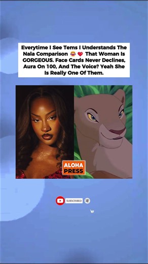 Tems vs Nala?! 😍 The Viral Lion King Comparison Everyone Agrees On #shorts #tems #nala #lionking