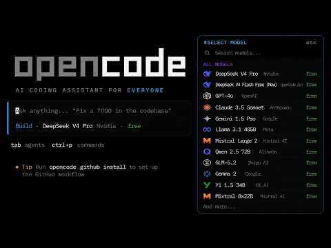 Get DeepSeek V4 Pro, V4 Flash & 100+ Premium AI Models FREE with OpenCode For Bug Bounty Hunting