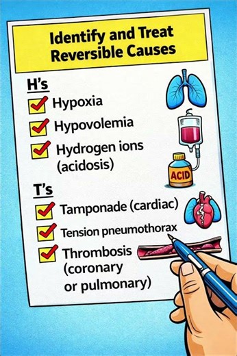 ACLS Asystole Algorithm 🚨 | Nursing Quick Review #nursenextstation #nursingeducation