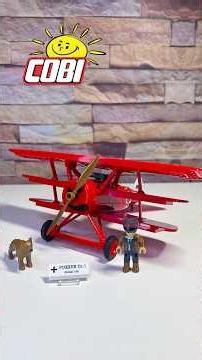 COBI 2996 Fokker Dr1 Red Baron Extra Speed Build #cobi #shorts #military #redbaron