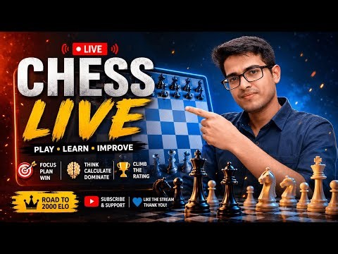 LIVE NOW 🔥 Chess.com LIVE 🇮🇳 | Aggressive Attacking Chess 🔥| Rating Grind 🔥