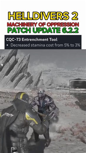 CQC-73 Entrenchment Tool BUFF After Patch Update 6.2.2 - Helldivers 2