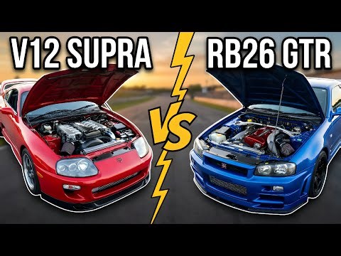 LOUDEST JDM SWAPS: V12 Supra vs RB26 GTR (Plus RX7 Evo IX & More!)