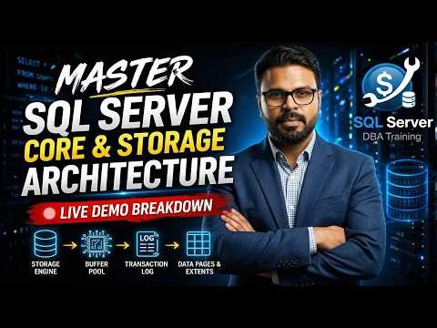 ⚡Master SQL Server Core & Storage Architecture | 🎯Live Demo Breakdown #sqlserver #azuresql