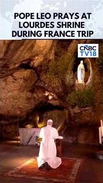 WATCH: Pope Leo XIV Prays at Lourdes Shrine During France Trip | Pope Leo in France | N18G