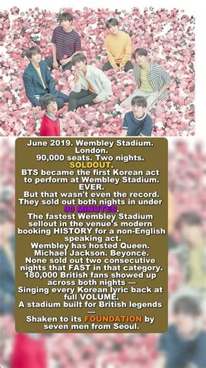 BTS Holds a Record at Wembley Stadium That Even Beyoncé Doesn't Have 👀 #bts #wembley