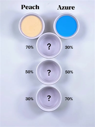 Happy New year 2026 🎊 Let's Mixing Peach Azure 😍 . . #colormixing #painting #satisfying #artandcraft #art