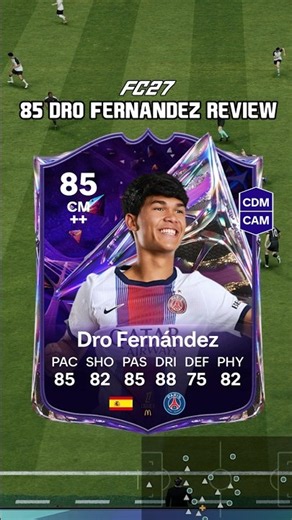 85 Dro Fernandez Review in FC 27, Barça might regret selling him 🫣🔥 #shorts #drofernández #fc27