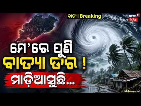 Cyclone Update: ମେ’ରେ ପୁଣି ବାତ୍ୟା ଡର !