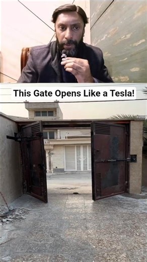 Remote Control Automatic Gate System | Modern Home Engineering Upgrade #shorts