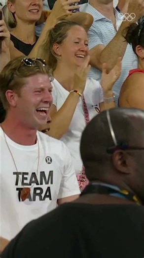 POV: When we watched Tara Davis-Woodhall jump her way to her first Olympic gold at #Paris2024!🥇