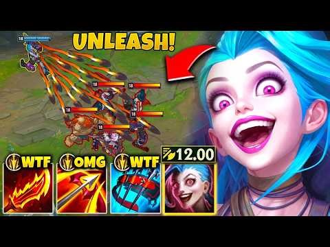 Jinx with 12.00 Attack Speed is a little ridiculous... (MOW THEM DOWN)