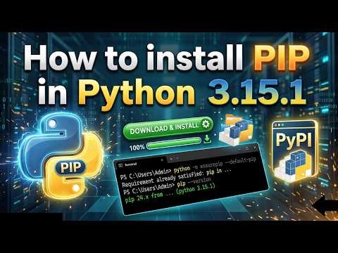 How to install PIP in python 3.15.1
