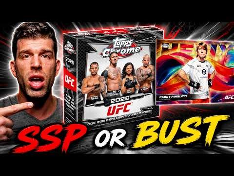 2026 Topps Chrome UFC Mega Box RIP. Last Pack MAGIC!