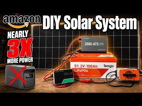 I Built the BEST DIY Solar System on Amazon [Destroys EcoFlow]