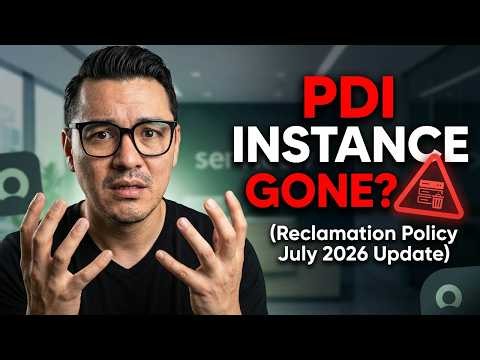 New ServiceNow PDI Instance Access: Reclamation Policy (July 2026 Update)