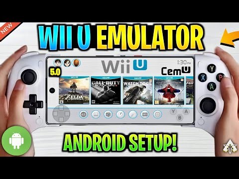 NEW 🔥 WII U EMULATOR FOR ANDROID: CEMU V5.0 - SETUP/SETTINGS & GAMEPLAY | WHAT'S NEW?