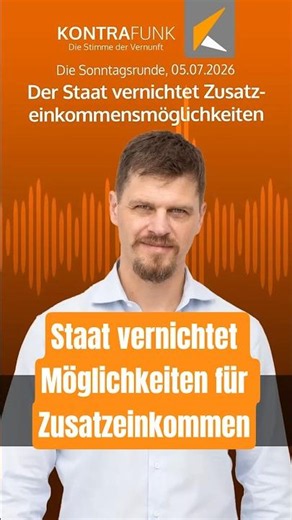 Der Staat vernichtet Zusatzeinkommens-Möglichkeiten