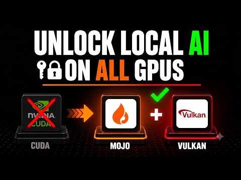 Mojo + Vulkan is INSANE Run Local AI on ANY GPU (bye bye CUDA)