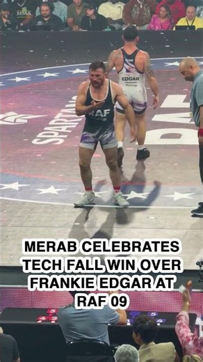 Merab Dvalishvili TECH FALLS Frankie Edgar 12-1 at RAF 09!