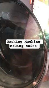 Midea washing machine making noise and shaking heavily