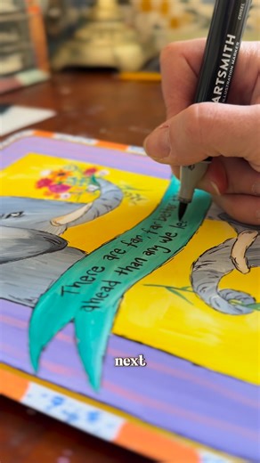 Week 51/52 of #thedopaminedeck 🌈🎨💖🃏Painting a card a week for a year. 52 cards in a deck, 52 weeks in a year. This week’s card: the Jack of ♠️ Some days are just days… and some days have the nerve to be ✨the day✨ One you’ll remember for the rest of your life. You never really know until you’re living it. So this year, I’m still betting on better days ahead - but I’m also training my eyes to spot the small signs, the quiet sparks, the tiny reasons why today could be ✨that day✨ too. Forward al