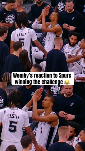 Wemby was thankful 😂🙏