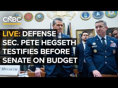 LIVE: Defense Sec. Pete Hegseth and General Dan Caine testify before Senate panel on budget —4/30/26