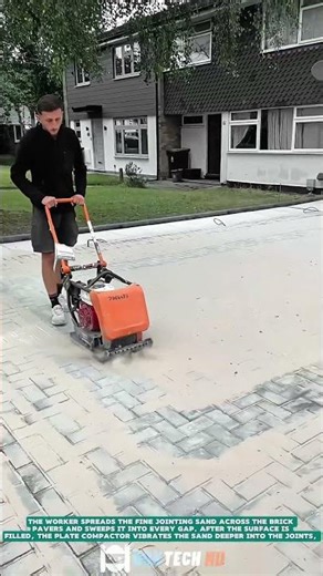 Compacting Paving Blocks with a Plate Compactor – Satisfying Jobs and Machinery in the World