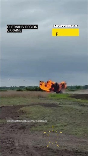 Russian Shahed Drone Almost Hit Ukrainian Farmer #warinukraine