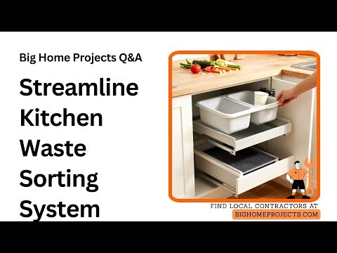 Multi-Bin Compost Chute Bag-Dispenser Kitchen Fix