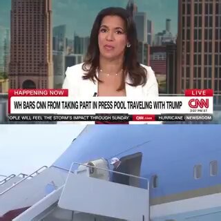 🚨 LMAO!! CNN and Brian Stelter are now MELTING DOWN because they weren't allowed on Air Force One, fuming that President Trump is out-maneuvering their lawsuit"Reporters are on the White House complex, but today, he tried something different! POTUS REJECTED CNN being the TV https://t.co/ZhTkM5SNjT