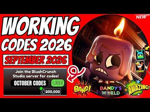 ⚠️OCTOBER UPD⚠️ ALL WORKING CODES FOR DANDY'S WORLD IN 2026! ROBLOX DANDY'S WORLD CODES