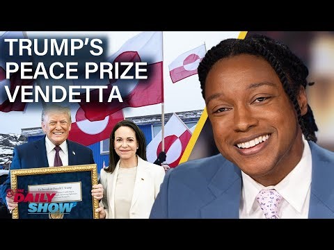 Nobel Prize Snub Fuels Trump's Greenland Threats & Macron Pushes Back at Davos | The Daily Show