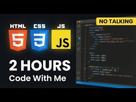 I Coded for 2 Hours Straight (HTML, CSS & JavaScript Cyber UI)