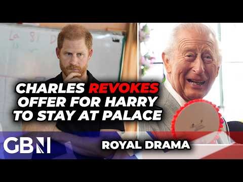 BREAKING: King Charles REVOKES offer for Prince Harry to stay at Buckingham Palace in SHOCK twist