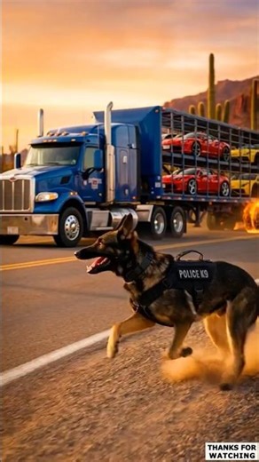Dog Tries to Stop Exploding Million-Dollar Truck! 🤯 #dog #transition #usa