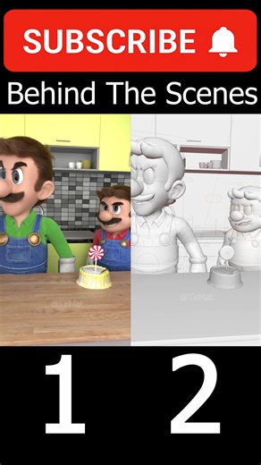 Where’s my lollipop, Luigi? 🍭😋- TirMat Animation