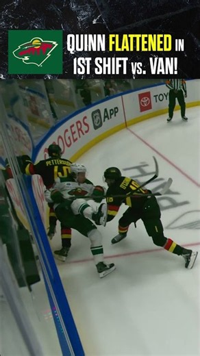 Hughes DECKED in his first shift back 💣