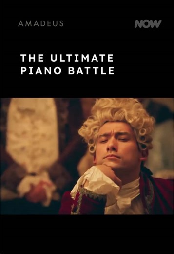 Mozart just turned this piano battle into a piano roast 🔥🎹 #Amadeus #WillSharpe #PaulBettany #mozart #fyp