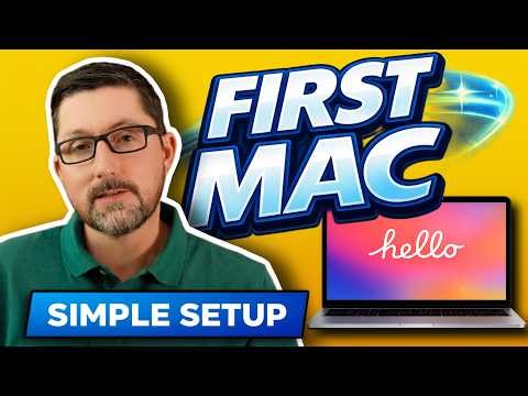 First Mac? Start Here — Simple Setup & Beginner Guide (No Tech Jargon)