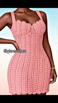 Shell stitch crochet dress / top #shylercrochets #crochet #diy #crochettutorial #crochetclothing