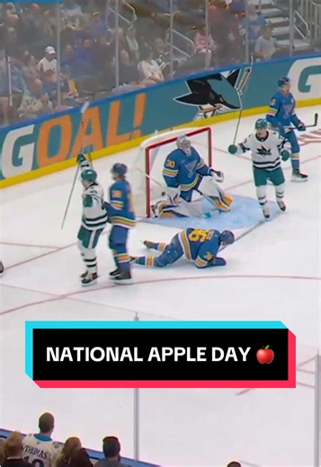 San Jose Sharks' National Apple Day Collection 🍎 | NHL Hockey
