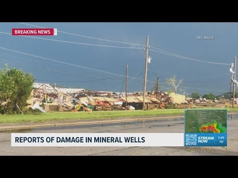 IMAGES: Mineral Wells storm damage