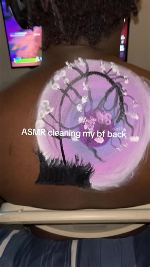 @lofiasmrred #asmr #asmrsounds #asmrvideo #fyp #painting | cleaning asmr